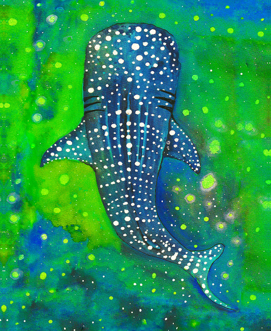Whale Shark - Watercolor Print